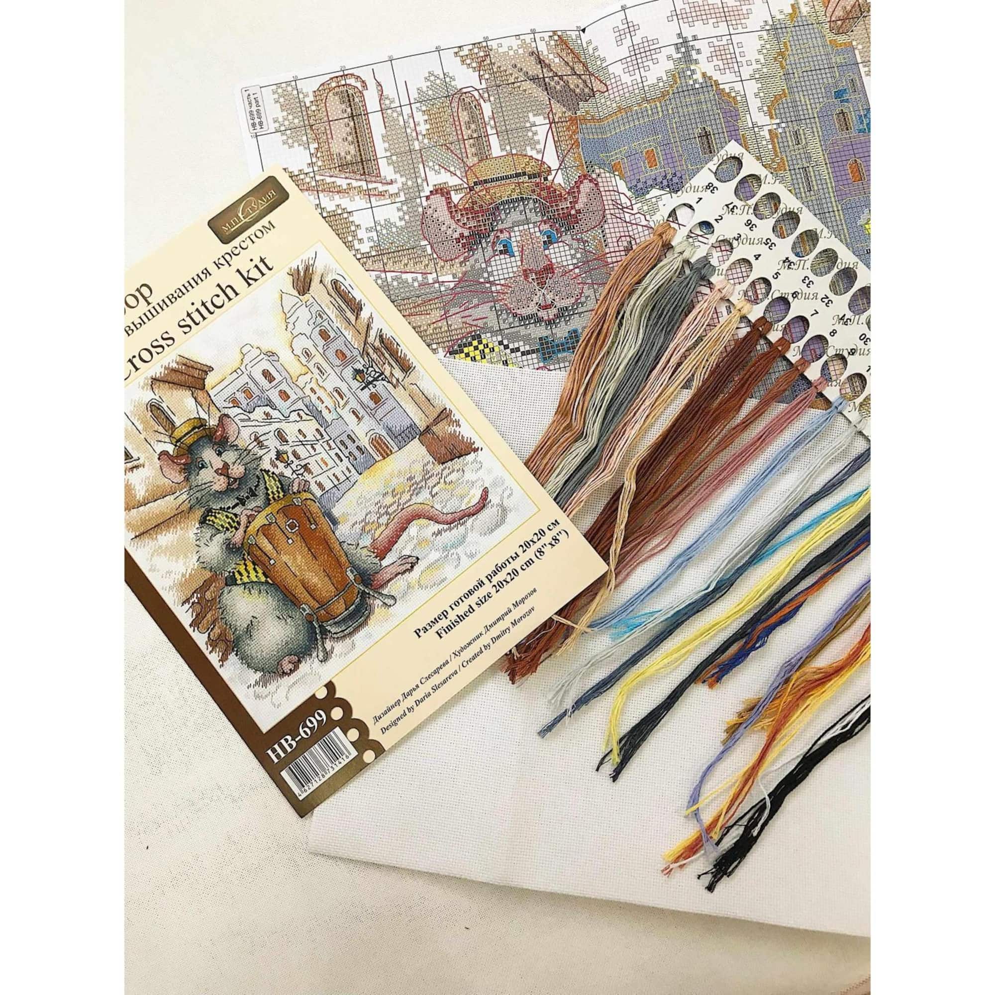MP Studia Italian Streets Cross Stitch Kit